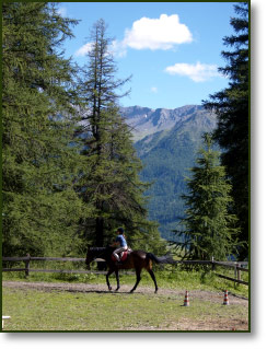 A riding class