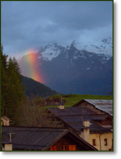 Rainbow over Champlas Seguin